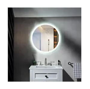 Роскошное зеркало с медной и антикоррозийной светодиодной подсветкой в ванной комнате