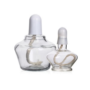 Lámpara de Alcohol de Vidrio Grueso, Quemador de Alcohol de Laboratorio con Tapa de Plástico y Mecha de Algodón para Calentar en Experimentos Químicos - Product Image 3