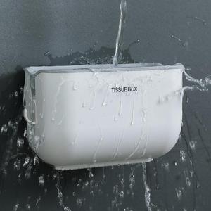 Boîte à mouchoirs rectangulaire Guo Lin, multifonctionnelle, à fixer au mur, pour salle de bain, cuisine, salon - Product Image 3