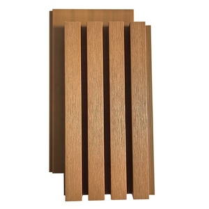 Revêtement mural extérieur en WPC, panneau cannelé moderne, imperméable, écologique, installation par clipsage pour la décoration <span class=keywords><strong>de</strong></span> jardin et <span class=keywords><strong>de</strong></span> parc - Product Image 4