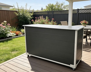 <span class=keywords><strong>Caja</strong></span> <span class=keywords><strong>de</strong></span> <span class=keywords><strong>Herramientas</strong></span> Móvil <span class=keywords><strong>con</strong></span> <span class=keywords><strong>Ruedas</strong></span>, Ecológica, Resistente a la Corrosión, a los Rayos UV y al Agua, <span class=keywords><strong>con</strong></span> Capacidad <span class=keywords><strong>de</strong></span> 6x3 pies para Jardín - Product Image 4