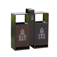Venta al por mayor de acero inoxidable al aire libre cubo de basura producto