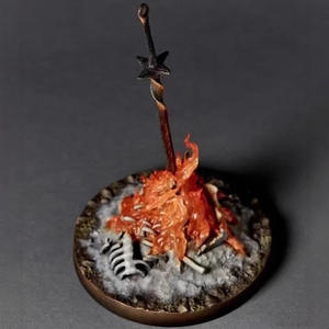 <span class=keywords><strong>Anime</strong></span> venta al por mayor nuevo <span class=keywords><strong>Dark</strong></span> <span class=keywords><strong>Soul</strong></span> hoguera espada de fuego luminosa modelo plástico congelado auricular juguete en caja - Product Image 3