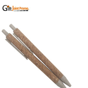 Großhandel Cork Tube Eco Kugelschreiber Weizens troh Kugelschreiber Werbe - Product Image 4