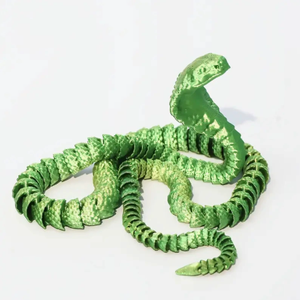 Juguetes de Serpiente Cobra Articulados Impresos en 3D PLA - Juguete de Descompresión Personalizado para Mayores de 12 Años, Venta al Por Mayor Disponible - Product Image 4