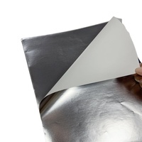 Papier métallique argenté du papier d'aluminium 69gsm pour la bière et les labels de vin enduits pour l'industrie des boissons