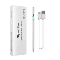 Stylet intelligent avec port de charge caché, pointe en aluminium, pointe remplaçable, autonomie de 10 heures pour iPad Air Mini Pro 2018-2025