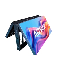 Letrero LED Publicitario AOWE, Letrero LED de Pared para Exteriores, a Todo Color, de Doble Cara, Programable, Tablero de Mensajes Digitales, Pantalla LED