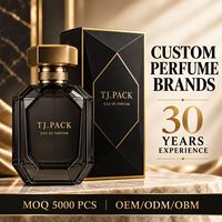 Flacon de parfum carré noir multi-facettes avec bouchon doré et boîte rigide haut de gamme pour emballage de parfum de marque de luxe, logo personnalisé