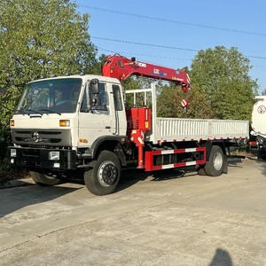 Camion grue 4x2 China Chengli, petit modèle 6,3 tonnes, grue montée sur camion 8 tonnes, prix usine - Product Image 2