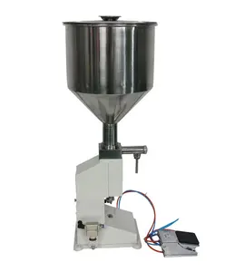Pneumatic Jam cream filling machine, Manual Paste Filler