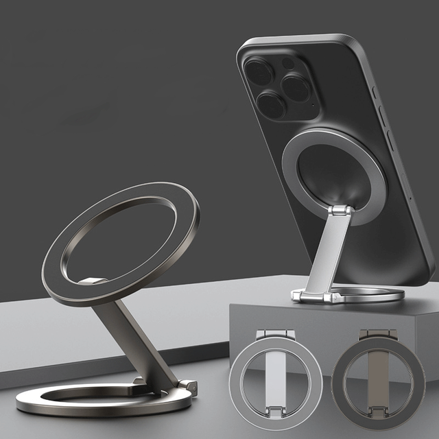 Wholesales 2025 Double-Sided Magnetic Phone Ring Holder Kickstand Magnet Grip for iPhone 16 15 14 for Huawei Xiaomi Stand Holder