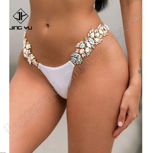 Traje de Baño Personalizado, Diseñadores de Trajes de Baño, Bikini Sexy con Diamantes de Imitación y Cristales para Vacaciones - Product Image 5