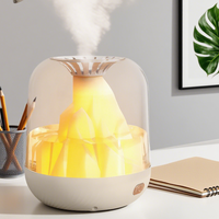 Humidificateur d'air d'éclairage rechargeable par USB Humidificateur intelligent volcanique populaire pour le réapprovisionnement en eau à usage commercial de bureau à domicile