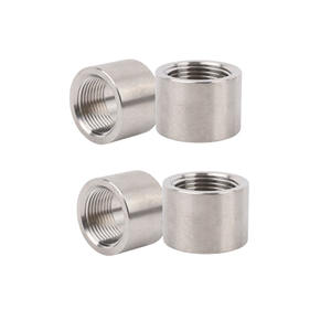 Tuerca <span class=keywords><strong>de</strong></span> conexión roscada SS304 personalizada, manga <span class=keywords><strong>de</strong></span> soldadura redonda para varilla cilíndrica y juntas <span class=keywords><strong>de</strong></span> alambre interior, acoplamientos <span class=keywords><strong>de</strong></span> extremos <span class=keywords><strong>de</strong></span> soldadura - Product Image 5