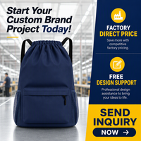 Sac à dos de sport imperméable de qualité supérieure avec cordon de serrage, sac de sport, sac à dos de voyage pour hommes et femmes, vente en gros, OEM, ODM, fournisseur d'usine