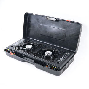 Réchaud à gaz portable à 2 brûleurs pour le <span class=keywords><strong>camping</strong></span>, réchaud à gaz double tête pour la maison, compatible avec le <span class=keywords><strong>butane</strong></span> <span class=keywords><strong>ou</strong></span> le GPL, réchaud à gaz d'extérieur - Product Image 6