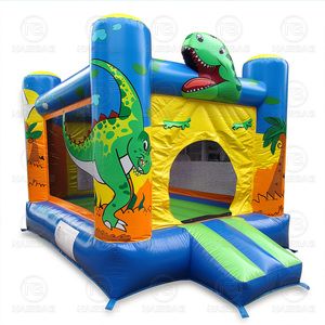 Combo de videurs gonflables <span class=keywords><strong>pour</strong></span> fête d'enfants Moonwalk Bounce House Family Social Interaction T-Rex Jumping Castle avec toboggans - Product Image 6