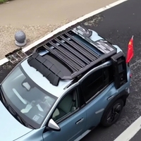 Échelle latérale de toit en alliage d'aluminium Equation Leopard 3, installation sans perçage, plateforme de modification de porte-bagages