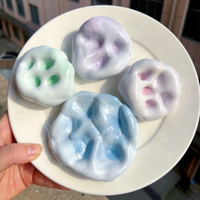 Jouet anti-stress en silicone souple fait main, sonore et craquant, pour le soulagement du stress, le jeu des doigts et la relaxation, pour adultes et enfants