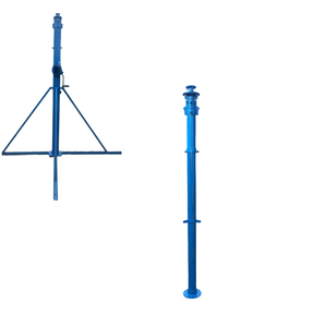 Mât télescopique manuel avec structure de support à quatre directions - Product Image 1