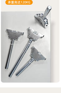 Conector de Estante Oculto y Soporte de Estante de Aleación de Zinc y Hierro Tipo GQK, Resistente y de Fácil Instalación - Product Image 5