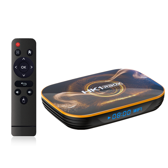 HK1 RBOX 4gb 64gb Android Tv Box 10.0 Smart TVBox RK3318 2.4G/5Ghz Wifi HDR 4K H.265 4GB 32GB HK1 R BOX Media Player Set Top Box