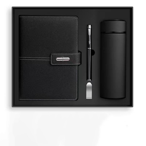Regalos IStapromo 2024, Nuevo Producto, Agenda de Trabajo de Cuero Suave para Negocios con Bolígrafo, Diseño Moderno para Reuniones, Set de Regalo Empresarial Personalizado - Product Image 4