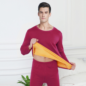 Intimo <span class=keywords><strong>termico</strong></span> da uomo in lana tuta termica da <span class=keywords><strong>donna</strong></span> invernale pantaloni da uomo spessi intimo <span class=keywords><strong>termico</strong></span> abbigliamento autunnale da <span class=keywords><strong>donna</strong></span> e lungo - Product Image 5