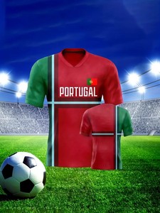 Camiseta de equipos nacionales de fútbol de la Copa de Europa original, técnica impresa de Talla grande-Inglaterra para Suiza, Portugal y Croacia - Product Image 6