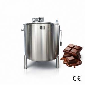 Réservoir de fusion de chocolat automatique de nouvelle conception 500L, réservoir de stockage de pâte de chocolat avec deux mélangeurs - Product Image 6