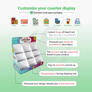 Tùy chỉnh giấy kraft Pop Up hiển thị các tông bảng truy cập hàng đầu hộp hiển thị trường hợp Countertop tông truy cập hộp hiển thị - Product Image 3