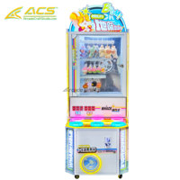 Jeu de frappe au marteau Whack-a-Mole personnalisable ACS à monnayeur, avec cadre en bois robuste, emballage et garantie 1 an, en fibre de verre