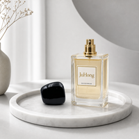 Capuchon de flacon de parfum de luxe en alliage de zinc, 15 mm, en forme de pierre, haute qualité FEA 15 pour emballage de flacon de parfum, vente en gros