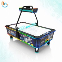 Table de hockey sur air à monnayeur Joy2fun Space Rabbit, thème hockey, avec tableau de scores LED, machine de jeu d'arcade pour centre de jeux et centre commercial