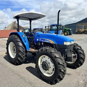 Tracteur d'occasion Holllanddd TD90 4WD 75HP à transmission par engrenages avec pompe et boîte de vitesses Garantie de 2 ans pour utilisation agricole - Product Image 4
