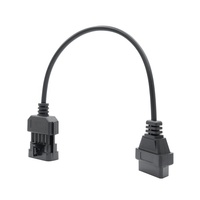 Wholesale Price OBD1 to OBD2 Connecting Cable OBDII for Opel 10PIN to 16PIN Connector Cable