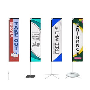 Juego de Banderas de Plumas Personalizadas para Exteriores de 50*200cm con Asta de Fibra de Vidrio y Bolsa de Agua en Forma de Cuchilla, Completo - Product Image 3