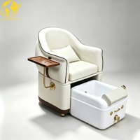 Salon Station Foot Spa, chaises de massage électriques de luxe pour manucure et pédicure à vendre