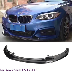 ลิ้นหน้าคาร์บอนไฟเบอร์ทรง EXOT สำหรับรถยนต์ BMW ซีรีส์ 2 รุ่น F22 Coupe/F23 Convertible ปี 2014-2020 - Product Image 1