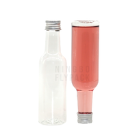 Botol plastik Mini untuk alkohol 30ml 50ml 120ml 150ml 330ml 350ml botol Shot minuman keras