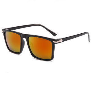 Qmoon-gafas de sol cuadradas de plástico para <span class=keywords><strong>hombre</strong></span> y mujer, <span class=keywords><strong>anteojos</strong></span> de sol de estilo Retro, venta al por mayor, <span class=keywords><strong>2022</strong></span> - Product Image 5