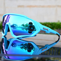 Lunettes de cyclisme polarisées unisexe anti-villain, coupe-vent, à monture intégrale, avec verres interchangeables, pour le VTT et les sports