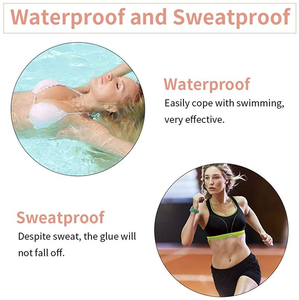Cubiertas para pezones para mujer, cinta Invisible para levantar el pecho, <span class=keywords><strong>Adhesivo</strong></span> desechable para sujetadores, pegatinas para pezones, 10 Uds. - Product Image 3