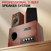 Sistema de Altavoces de Madera 2.1 al por Mayor, 5.3 40W de 3 Vías para Cine en Casa, Altavoz con Tarjeta de Memoria para Computadora y Teléfono Móvil Microlab M890BT