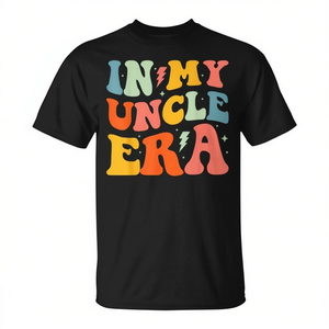 Camiseta para hombre In My Uncle Era Groovy Uncle Fathers Day - Product Image 2