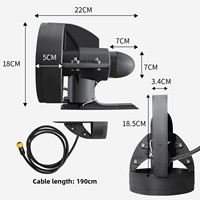 Moteur électrique pour planche à pagaie SUP, kayak, planche de surf, hélice puissante, étanche, écologique, télécommande, 12V, matériau PE
