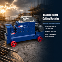 Machine à couper les barres d'armature XUANHUA XC40 Ultra 40 mm, 3 kW, coupe-barres en acier électrique, équipement de construction industrielle