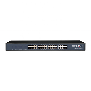Adattatore Telefonico Analogico Dinstar DAG2000-16/24/32S(GE) con 16/24/32 Porte FXS RJ11 RJ21 e 2 Porte Gigabit Ethernet - Product Image 1