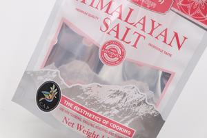 Borsa stampata in alluminio Mylar sigillo riaperto sale himalayano per il corpo avvolgente opaca sali da bagno trasparente per finestra borsa a chiusura lampo - Product Image 2